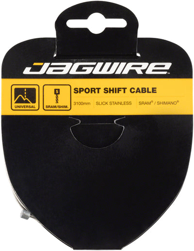 Jagwire Sport Slick Stainless Derailleur Cable 3100mm For Road Gravel or Mountain Bike