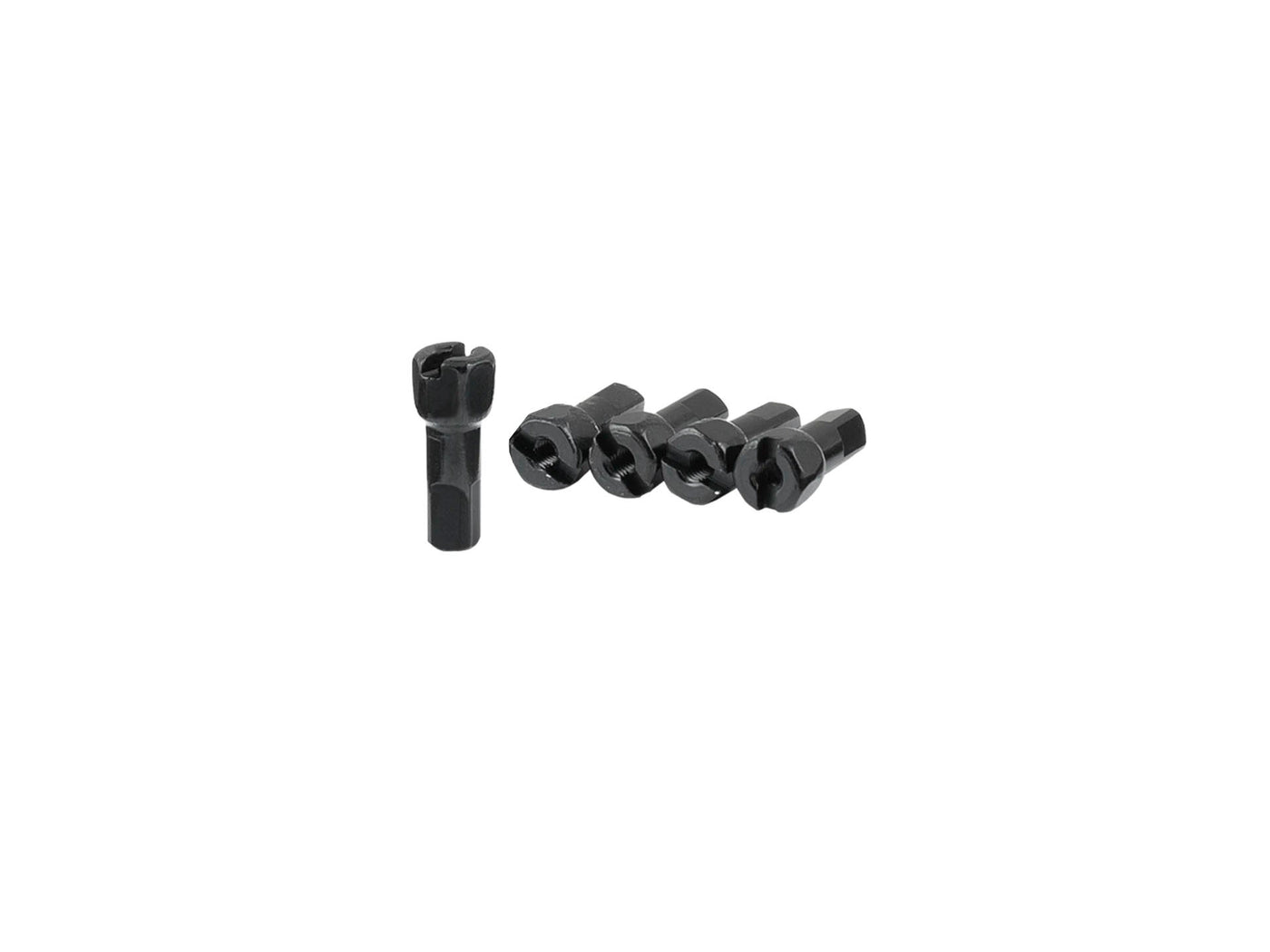 DT Swiss ProLock Aluminum Alloy Spoke Nipple Black  5-pak 14ga (2.0mm)