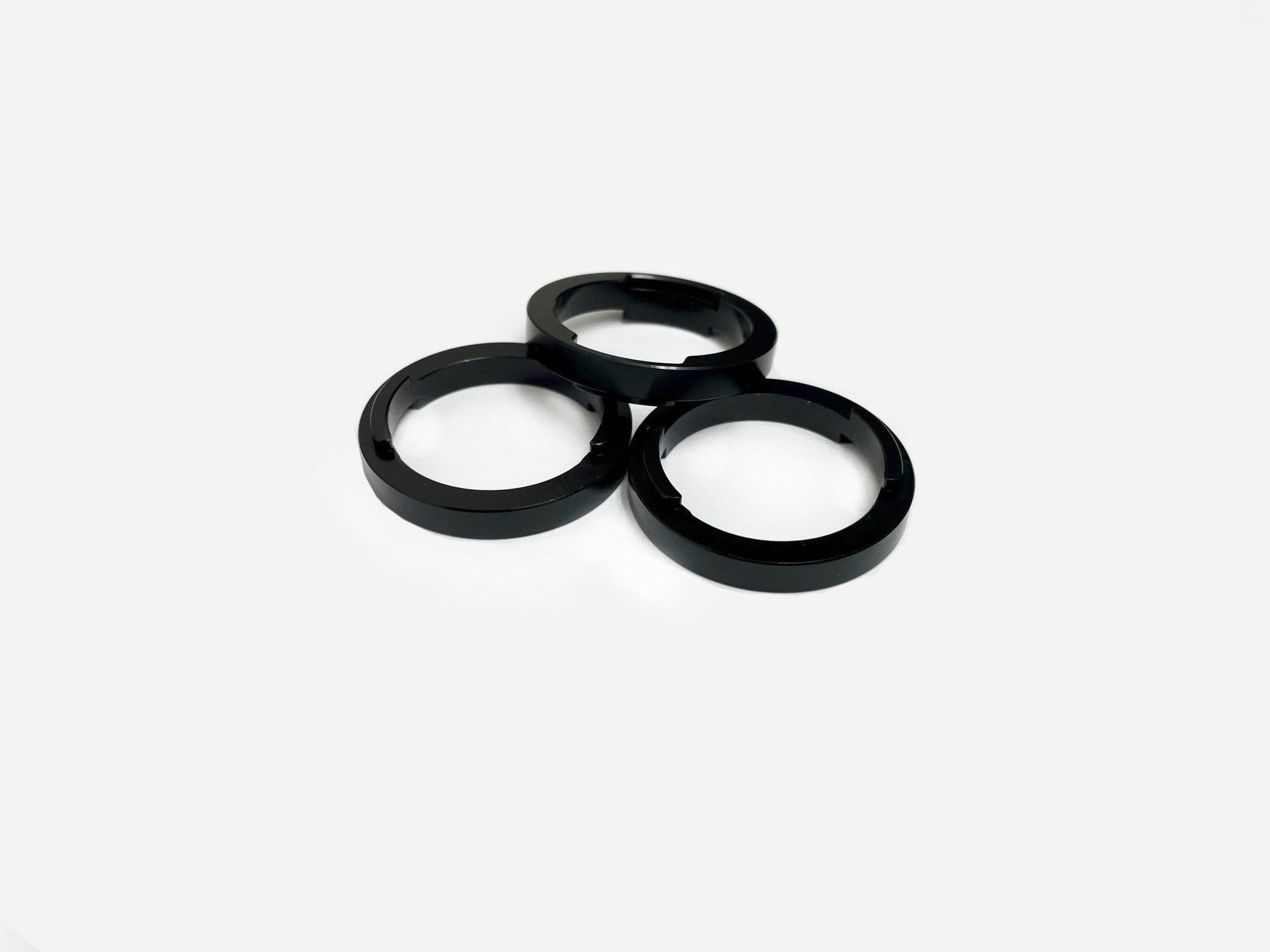 Trek Knock Block Headset Spacers 3ea x 5mm 1 1 8in Set Black