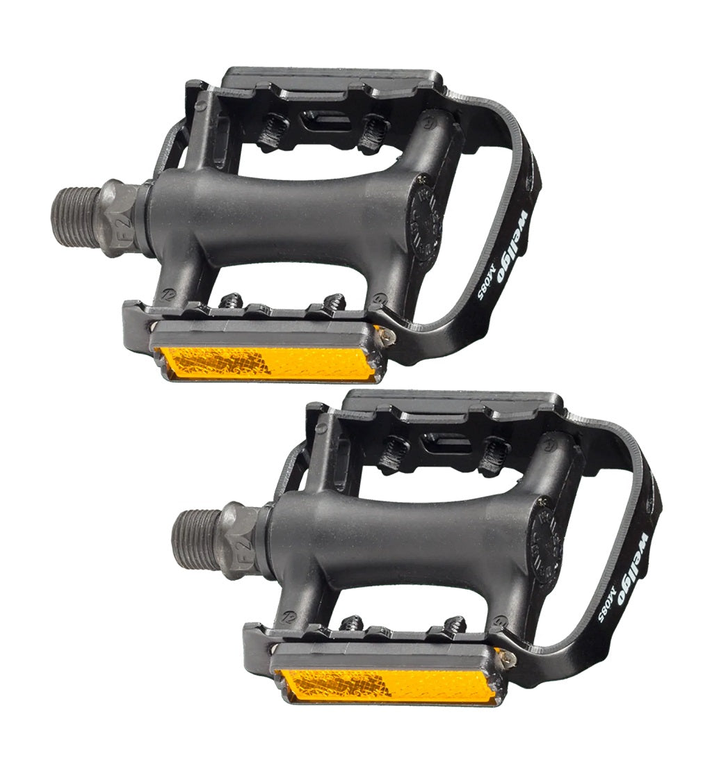 wellgo bike pedals Wellgo Bicycle Pedals for Road BMX Mountain Stationary Bike 9/16"