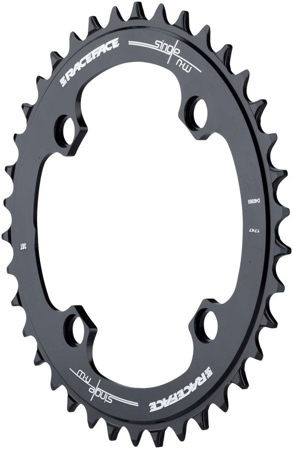 RaceFace 36t Chainring Direct Mount 36 tooth Narrow Wide for 104mm BCD 1x Crankset Black