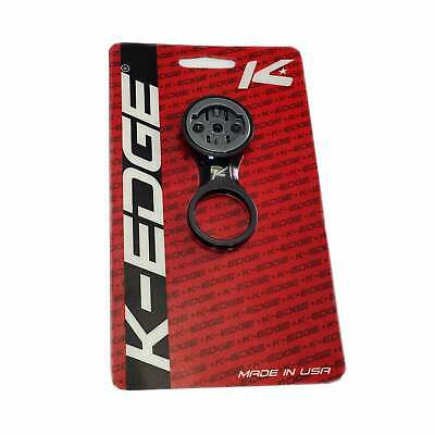 K-EDGE Fixed Stem Mount for Wahoo Bolt and ELEMNT Computers Black