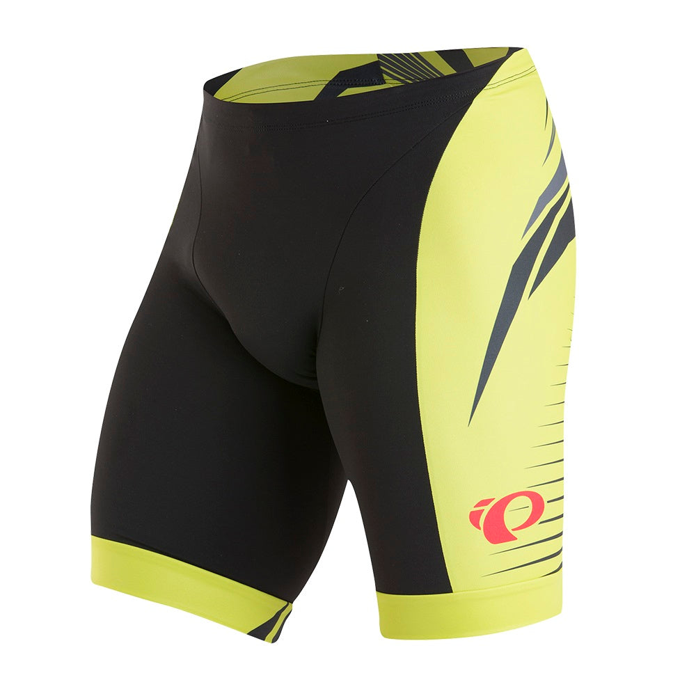 PEARL iZUMi Elite INRCOOL Tri Cycling Short Oppose Lime Punch Large