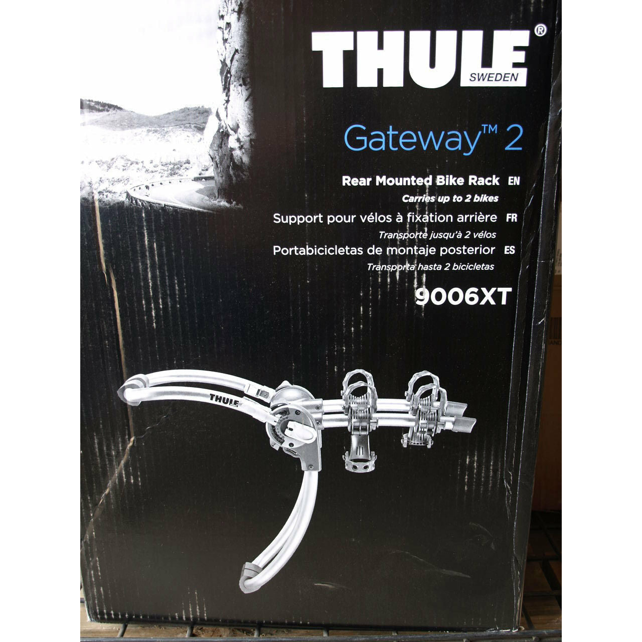 Thule 9006XT Gateway 2 Car Rack Auto Trunk Bike Carrier 2 Bikes