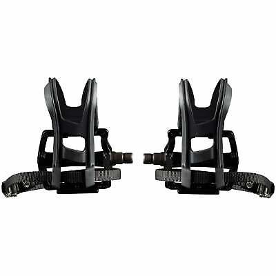wellgo bike pedals Wellgo Bicycle Pedals Alloy Bike Pedal Set w/ Toe Clip and Straps 9/16 – Ultimate Sports