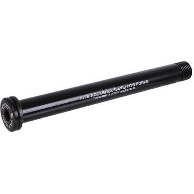 Wolf Tooth Components Replacement Thru Axle 15x100mm fo 15mm RockShox Fork Black