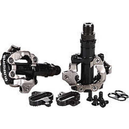 Shimano PD-M520 Bicycle Pedals w Cleats Pedal Set PD M520 Black Mounta –  Ultimate Sports