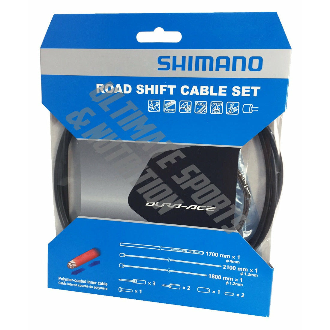 Shimano Dura-Ace SP41 Polymer OT-SP41 Shifter Derailleur Shift Cable Set Black