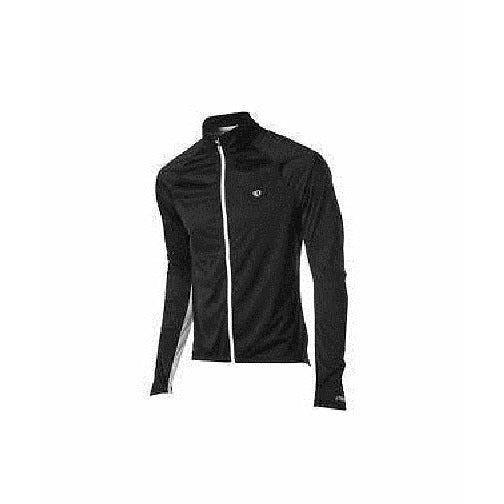 PEARL iZUMI Jackets PRO Aero Jacket Cycling Zip Up Jacket Black White Large