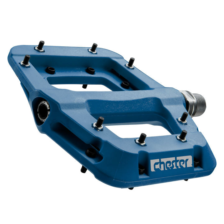 dark blue pedals RaceFace Chester Composite Platform Pedal 9/16