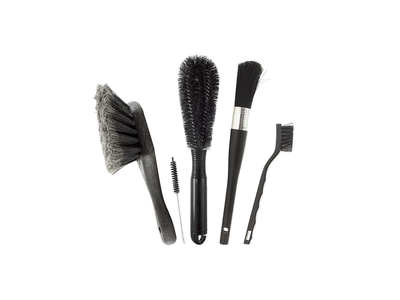 Finish Line Mechanic's Brush Set for Cleaning Bicycles, Motorcycles, and Automob