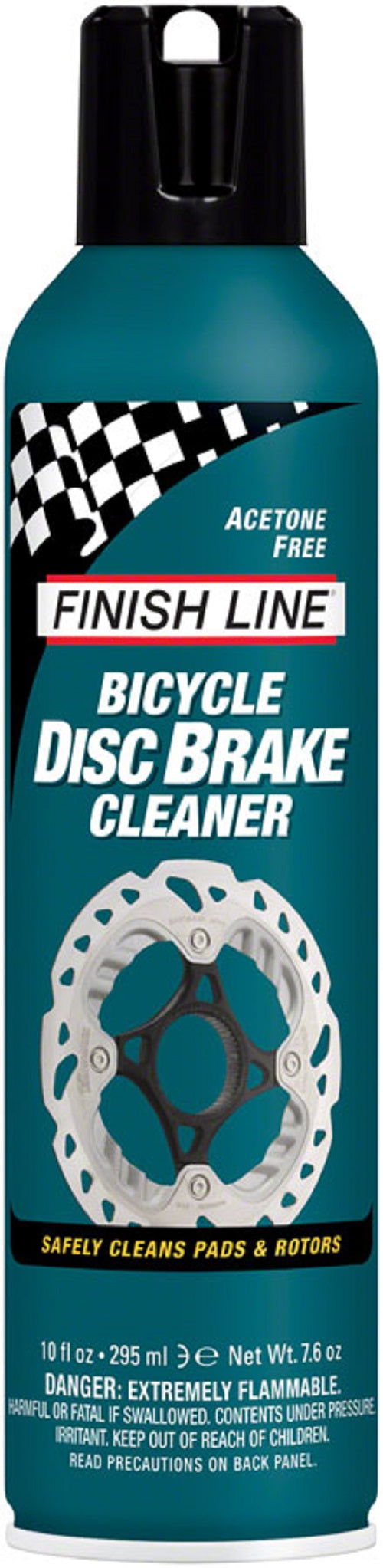 Finish Line Bicycle Disc Brake Cleaner 10oz Aerosol to Clean Disc Brake Rotors &