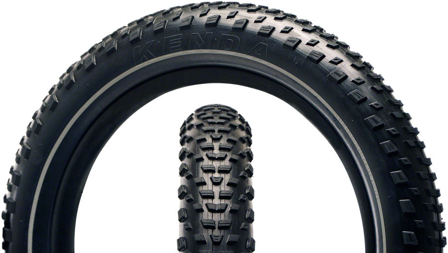 Kenda Booster KS EBike Fat Tire 20 x 3.3 Black w/ Reflective Stripe  20x3.3