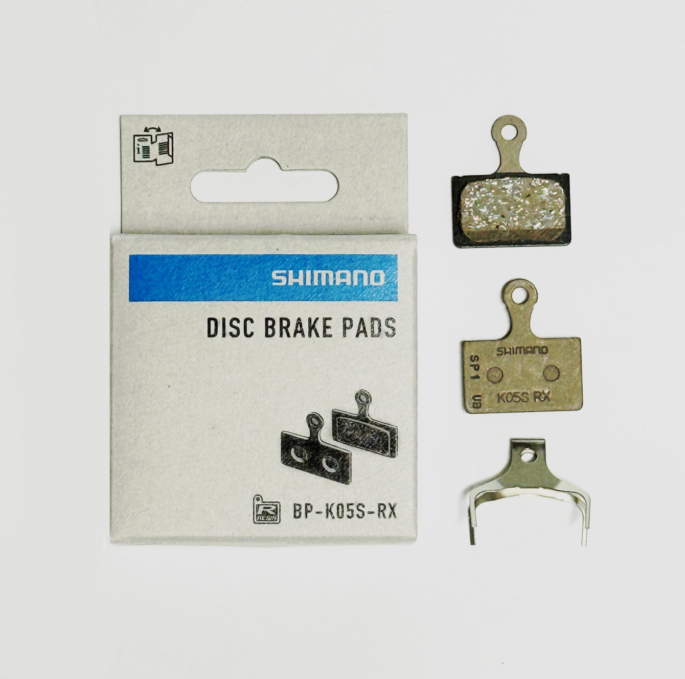 Shimano K03S Resin Disc Brake Pads - Resin, Steel Backed, Fits 105 BR-R7070, Tiagra BR-4770, BR-RS405, and BR-R8070