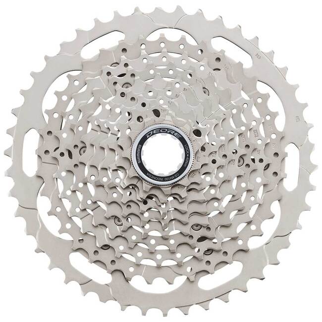 Shimano Deore CS-M4100-10 Cassette - 10-Speed, 11-46t, Silver