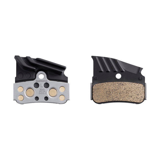 Shimano N04C Metal Disc Brake Pads w Fin & Spring XTR M9120 XT M8120 SLX M7120 Pad Set