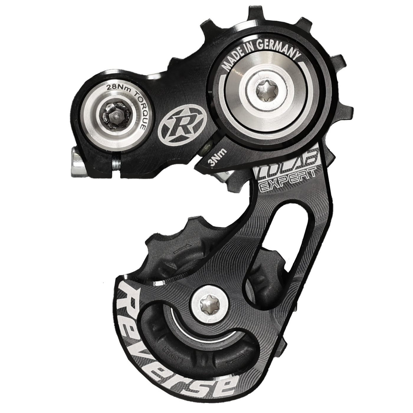 Reverse Colab Expert Single Speed Chain Tensioner Black For Vertical Drop-out