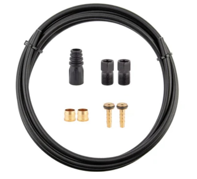 Genuine Tektro Hydraulic Hose Kit 2000mm Black With Fittings MPN: 120914