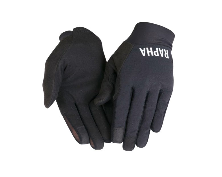 Rapha Trail Finale Mountain Cycling Gloves Full Finger Black