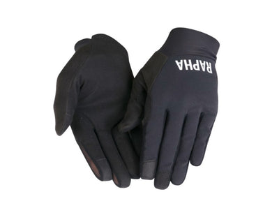 Rapha Trail Finale Mountain Cycling Gloves Full Finger Black