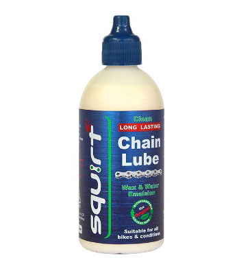 Squirt Bicycle Chain Lube Dry Bike Lubricant 4oz Drip For Use In Wet Dry Conditions