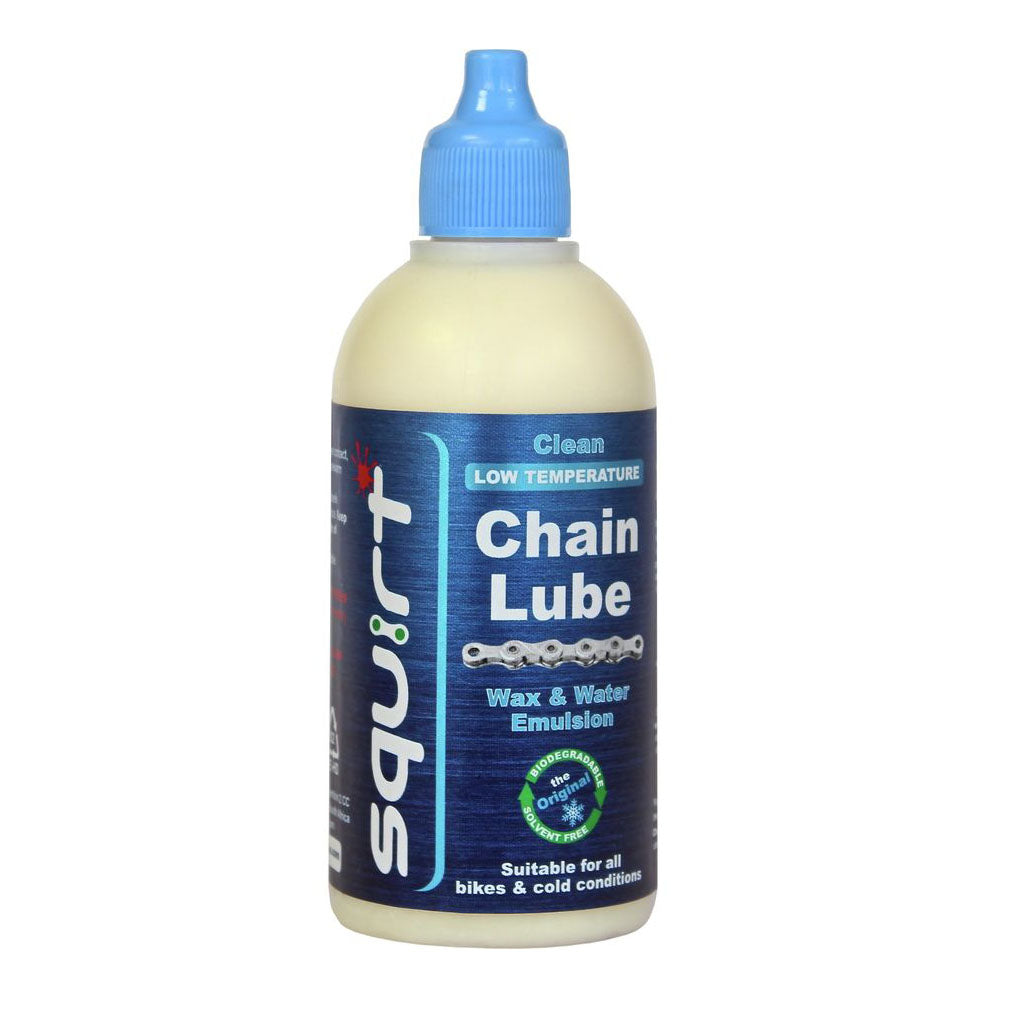 Squirt Low Temperature Chain Lube Dry Bike Lubricant 4oz Drip For Use In Wet Dry Conditions