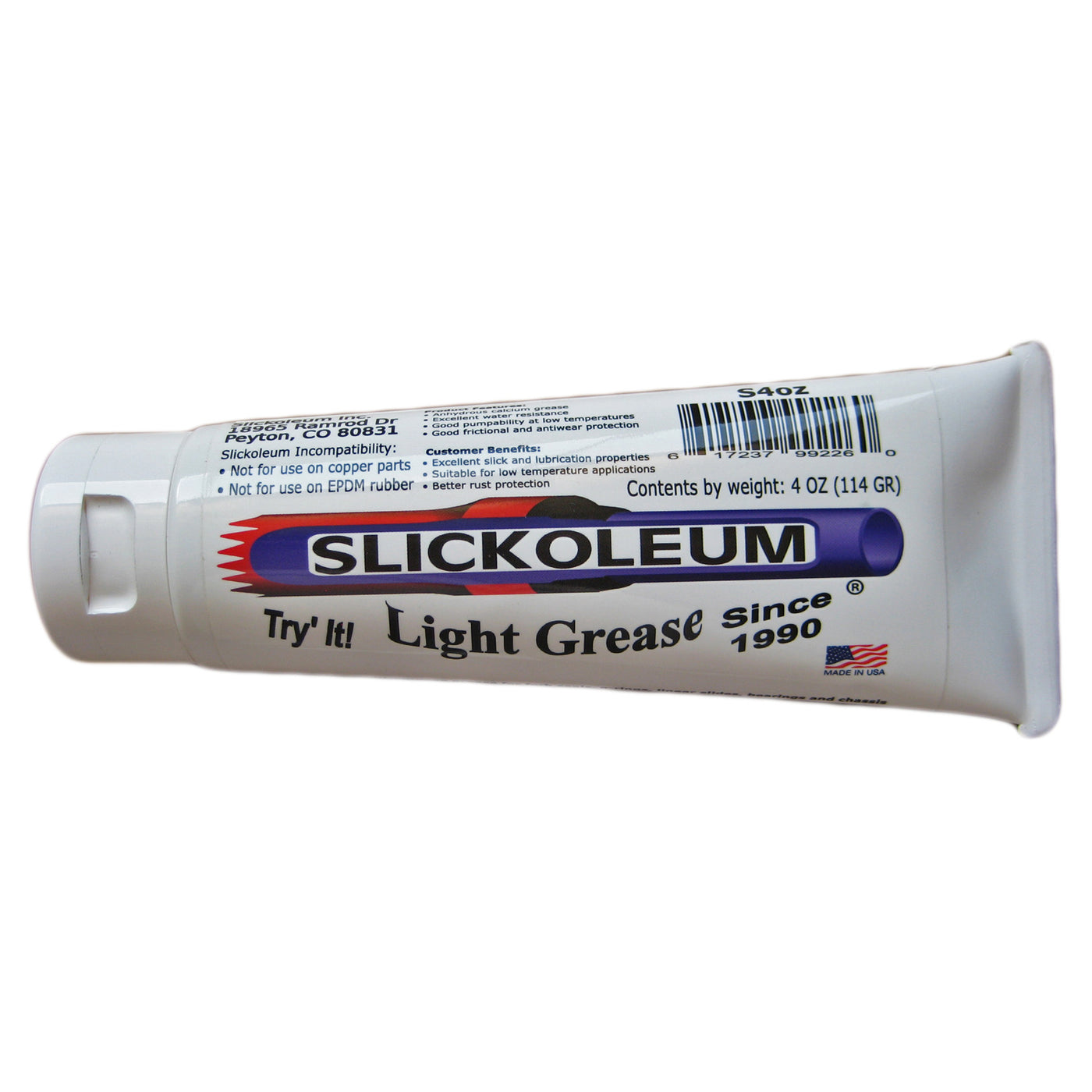 Slickoleum Friction Reducing Light Grease for Fox / Rock Shox Suspension Fork Shock 4oz Tube