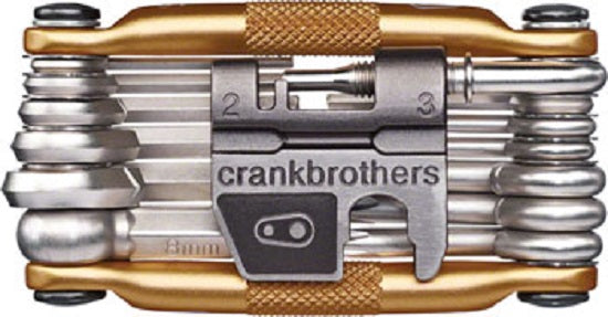 Crank Brothers Multi-19 Tool Crank Bros Multi 19 Folding Bicycle Chain tool Gold