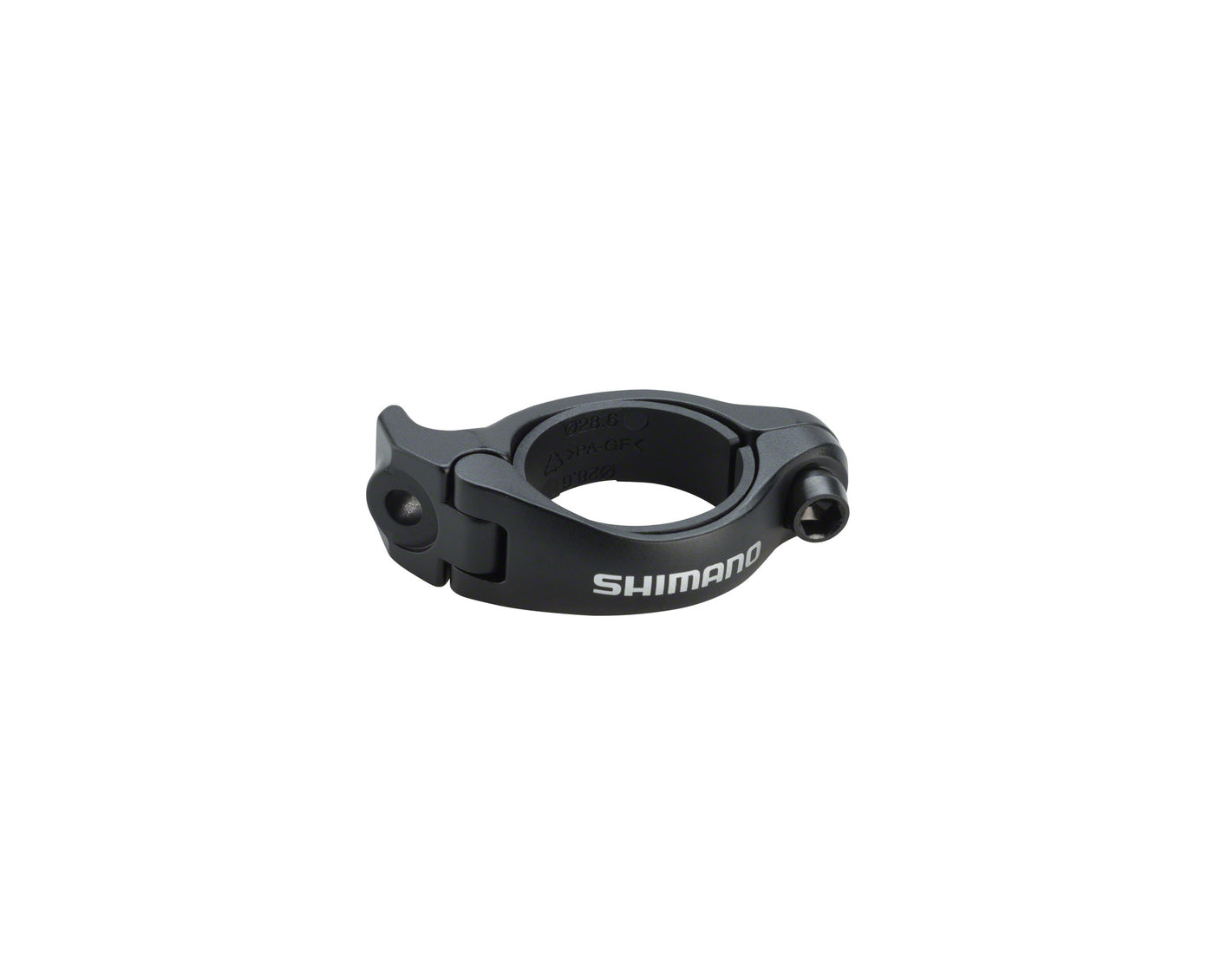 Shimano 28.6 / 31.8 Braze On Front Derailleur Clamp Band Adapter Black SM-AD91-MS
