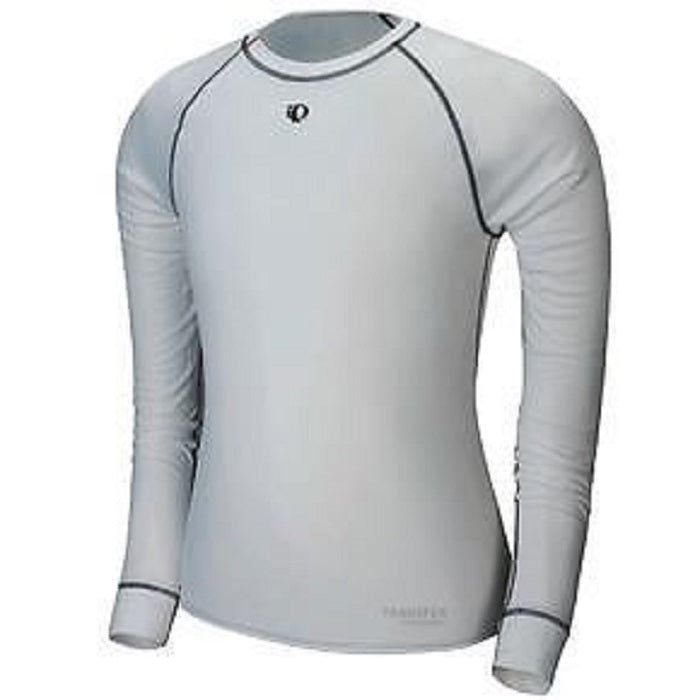 PEARL iZUMI Baselayer Pro Transfer Long Sleeve Base Layer Shirt White Small