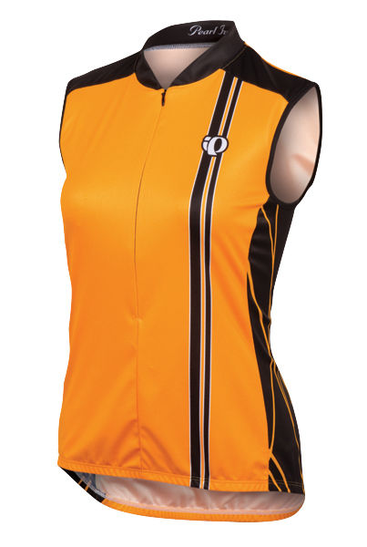 PEARL iZUMi Womens Jerseys Select LTD Jersey Ladies Cycling Shirt Orange XSmall