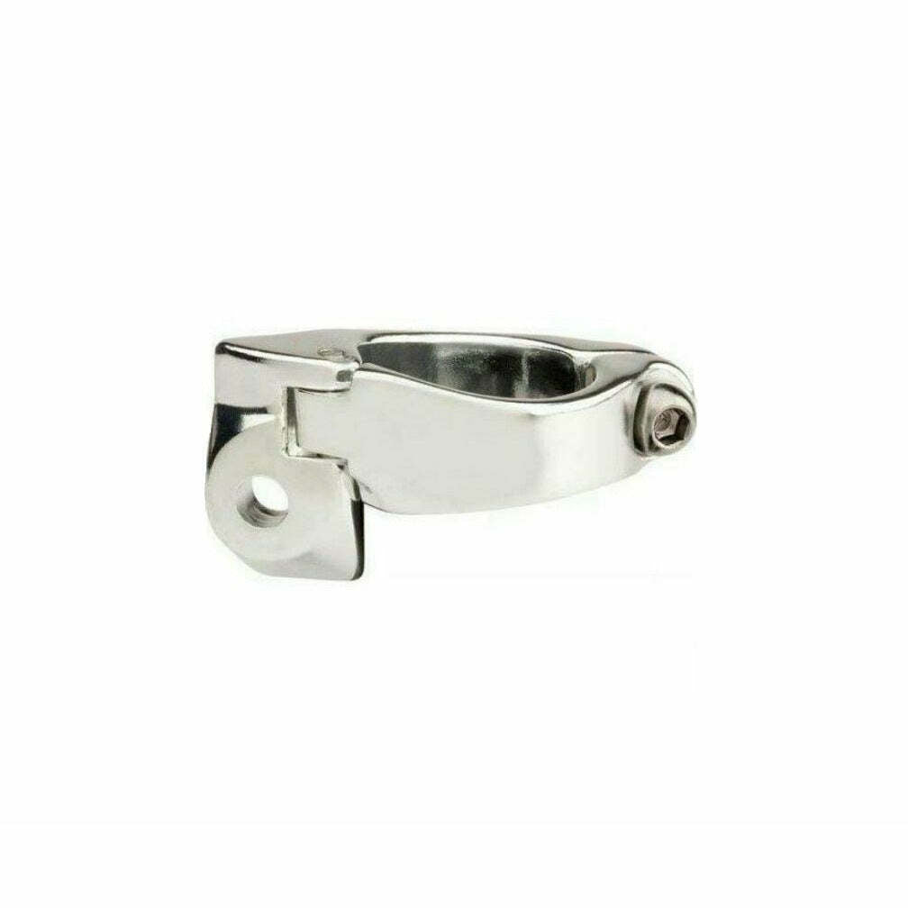 31.8mm Braze On Front Derailleur Clamp Band Adapter for 31.8mm frame tube Silver
