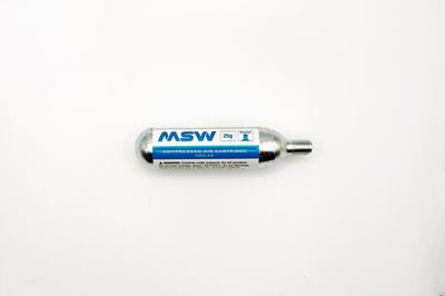 MSW 25g CO2 threaded Cartridges 25 g C02 For Gravel Bike Mountain Bike Tires