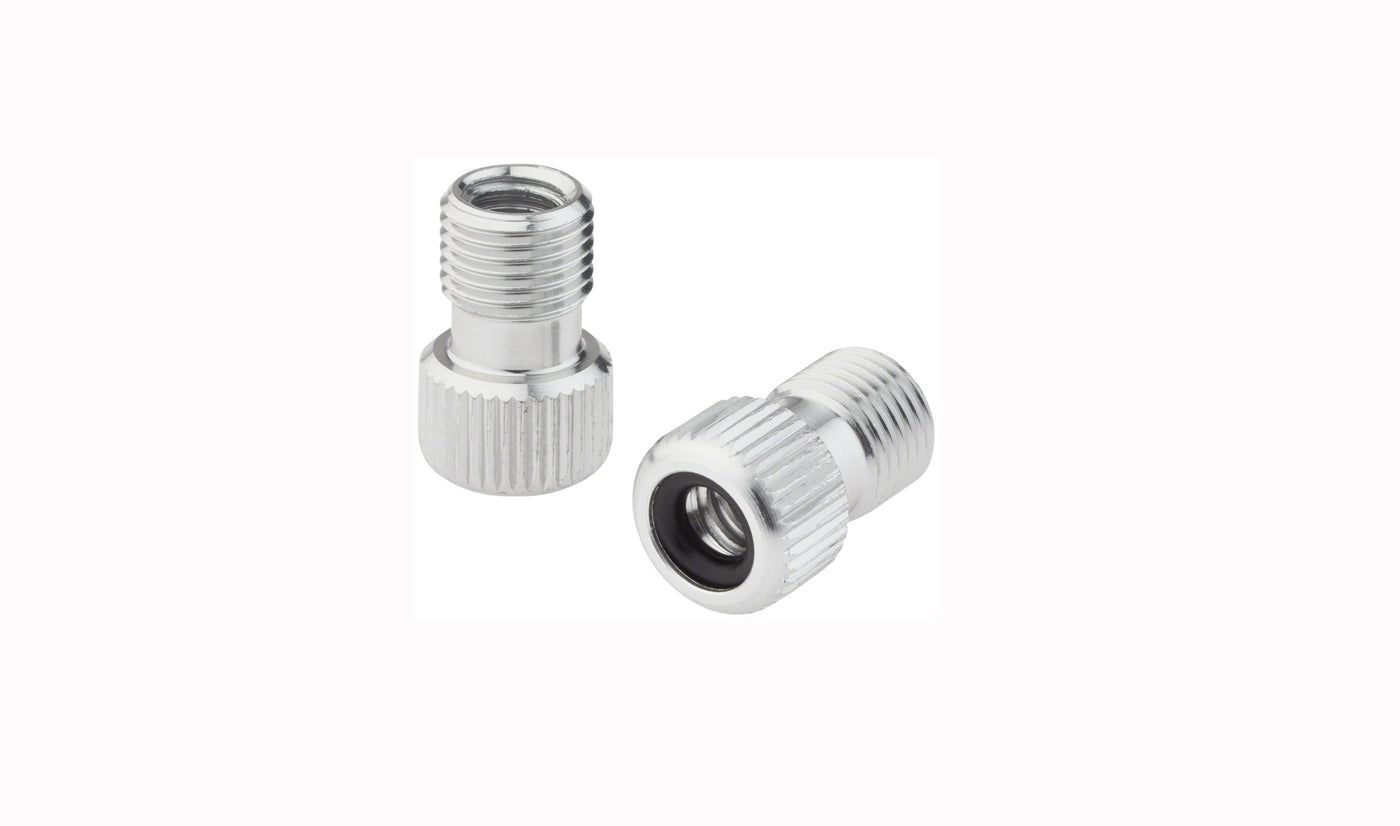 Presta Valve to Schrader Valve Adapter 2pk