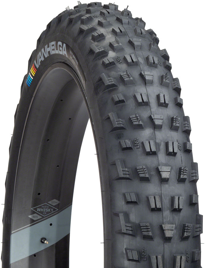 45NRTH Vanhelga 27.5" x 4.0" Tubeless Tire 27.5x4  Tubeless Folding Black 120 TPI