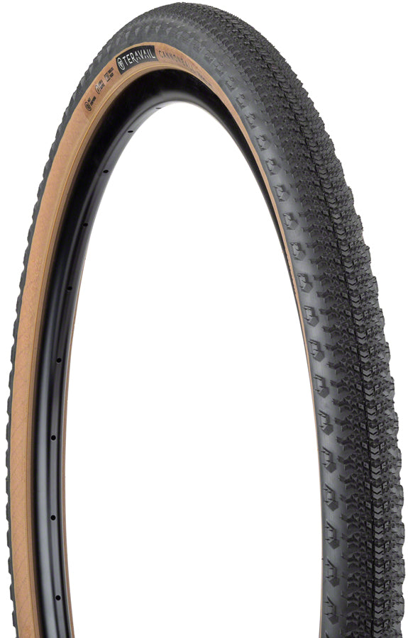 TERAVAIL CANNONBALL GRAVEL TIRE 700X47 TUBELESS FOLDING TAN DURABLE CASING