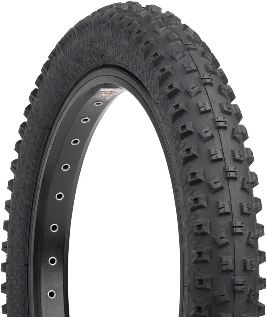 Children's 18" Bicycle Tire 18x2.25 Kids BMX Mountain Bike Tires Black Foldable