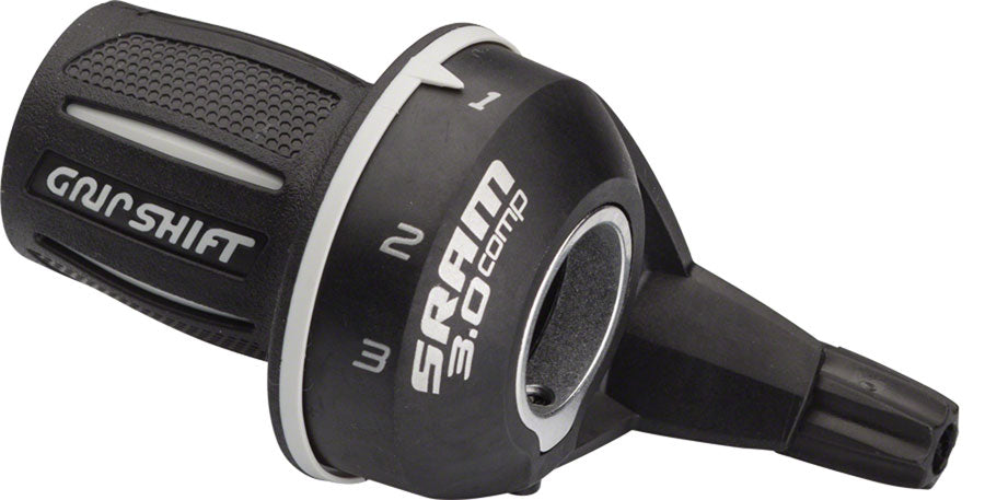 SRAM 3 Speed 3.0 Comp Twist Shift Left / Front Triple Grip Shifter 00.0000.200.657