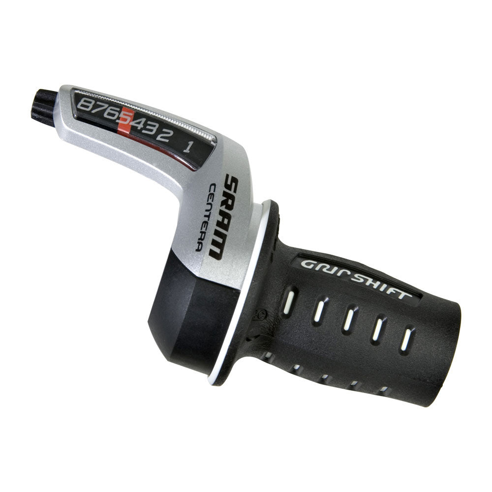 SRAM Centera Twist Grip 8sp Shifter For Shimano Rear Derailleur 2:1 Silver/Black 00.0000.200.805