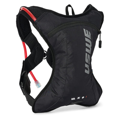 USWE Outlander XC 2L Hydration Pack w 1.5 Elite Reservoir Black Orange Blue