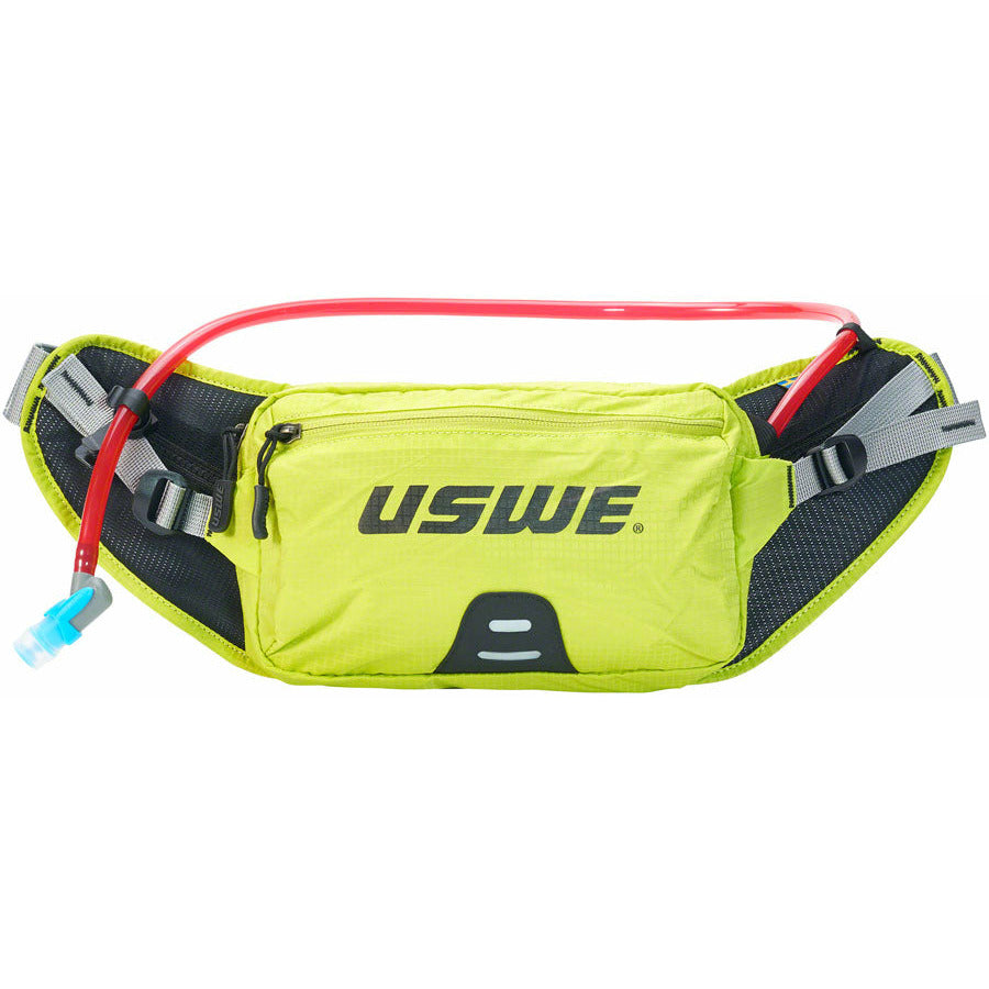 USWE Zulo 2 Summer Lumbar Hydration Pack w/ 1L HydraPak Reservour Crazy Yellow