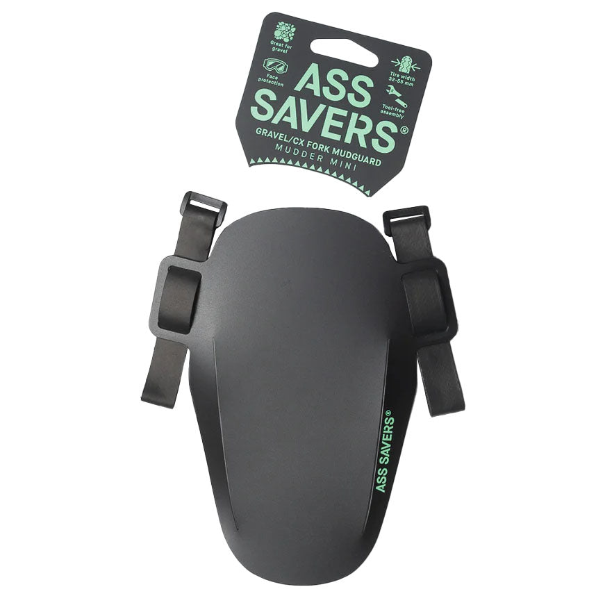 Ass Savers Mudder Mini Fender, Black MFM-1  Front Gravel Bike Fender