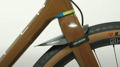 Ass Savers Mudder Mini Fender, Black MFM-1  Front Gravel Bike Fender