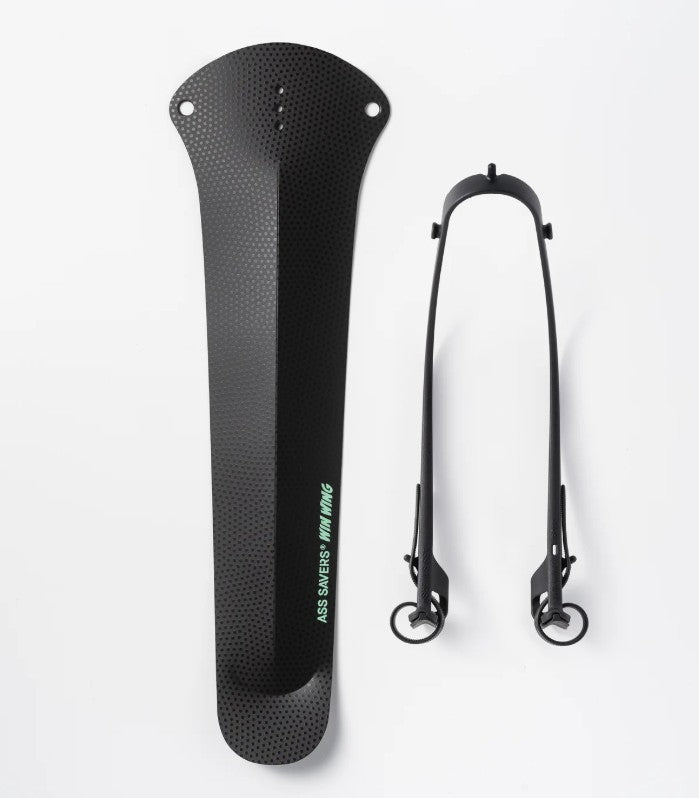 Ass Savers Win Wing 2 Gravel Bike Fender Black  Rear Bicycle Fender