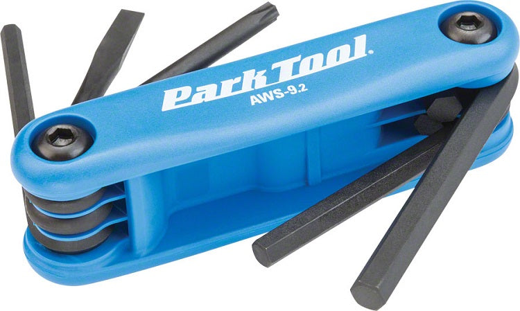 Park Tool AWS-9.2 Folding 4 5 6 mm Hex Wrench Screwdriver Set AWS 9.2 Multi-Tool