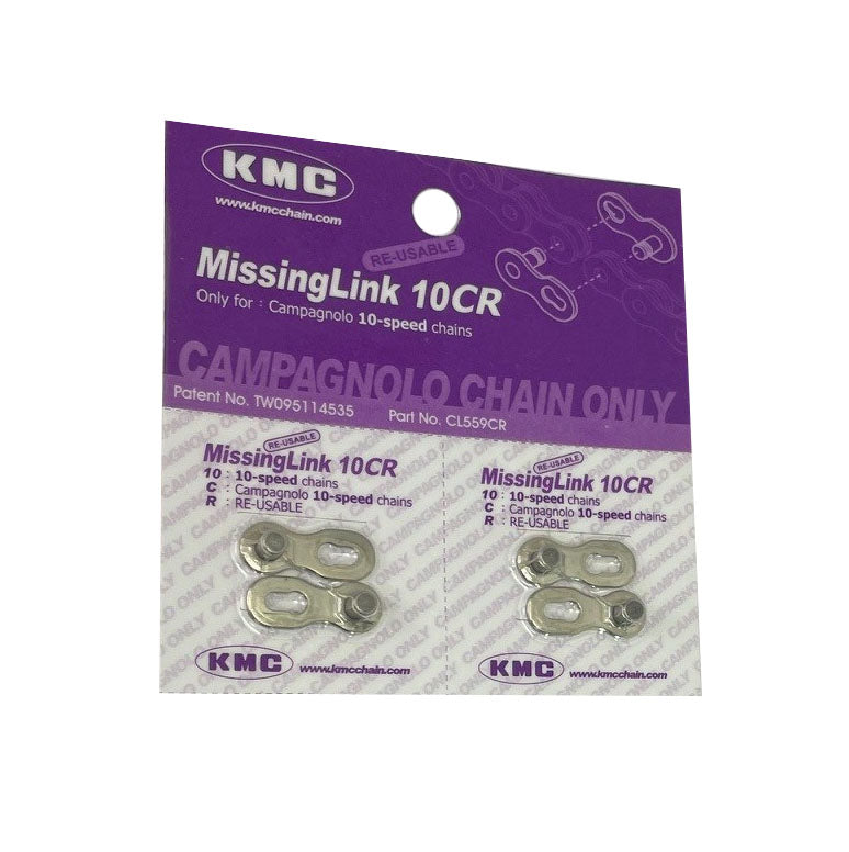 KMC Missing Link 10CR fits Campagnolo 10 s Chains 2 Pak