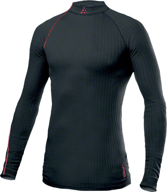 Craft Baselayer Active Extreme Crew Long Sleeve Base Layer Black Med Medium M