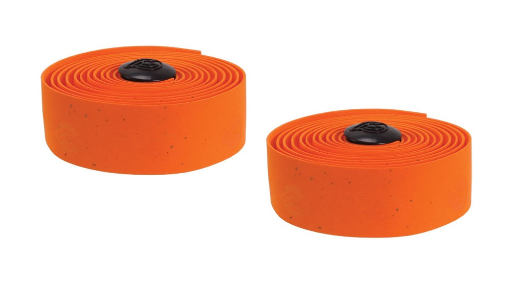 Cinelli Orange HandleBar Tape Cork Ribbon w Bar Plugs & Finishing Tape