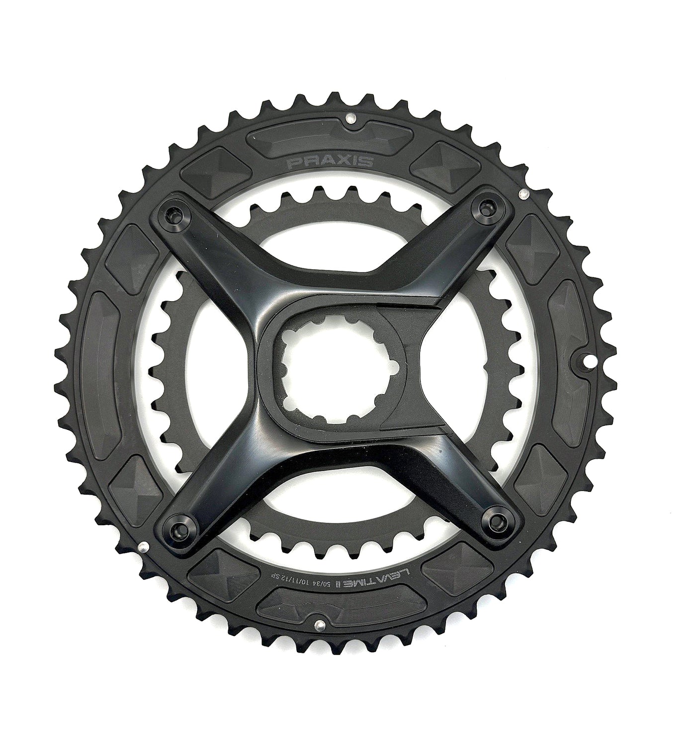 Praxis Works LevaTime II X-Ring Spider Kit, 34/50T for Praxis 3-bolt DM road cranks w/ 10/11/12sp drivetrains
