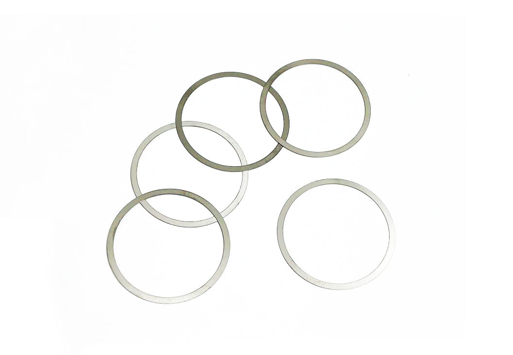 Stainless Steel 0.2mm Disc Brake Rotor Spacer Center Lock Shim 5-pack